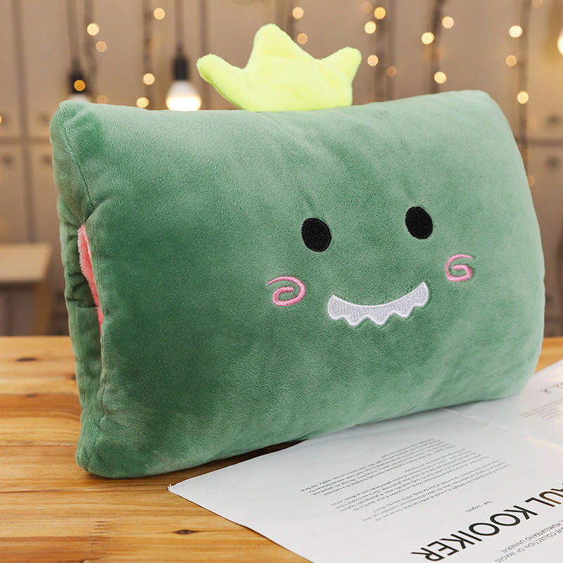 Muff Cartoon pillow Pillows Plush Toys Sleep keep warm In Ragdoll pillow activity gift