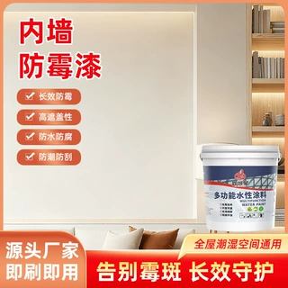 防霉乳胶漆内墙室内用刷墙涂料自刷墙水性漆翻新防水墙漆现货批发