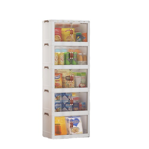 Transparent shoe box household clothing storage cabinet drawer-type clothes and pants storage cabinet snack toy multi-layer storage cabinet