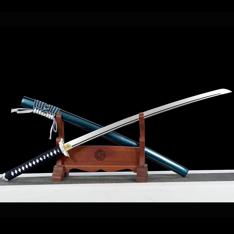 龙泉市刀剑T10钢日本剑指挥刀一体唐横刀户外刀具宝剑兵器未开刃