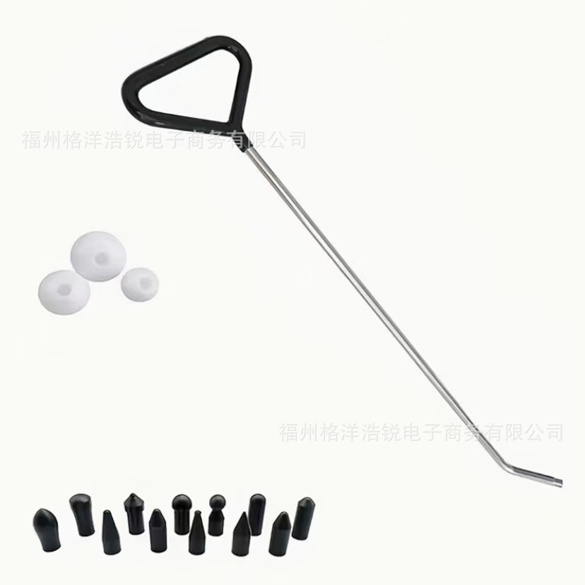 Car Dent Repair Tool Pry Bar Repair Head Combination Set for Body Dent Restoration Without Trace, No Need for Sheet Metal Straightening