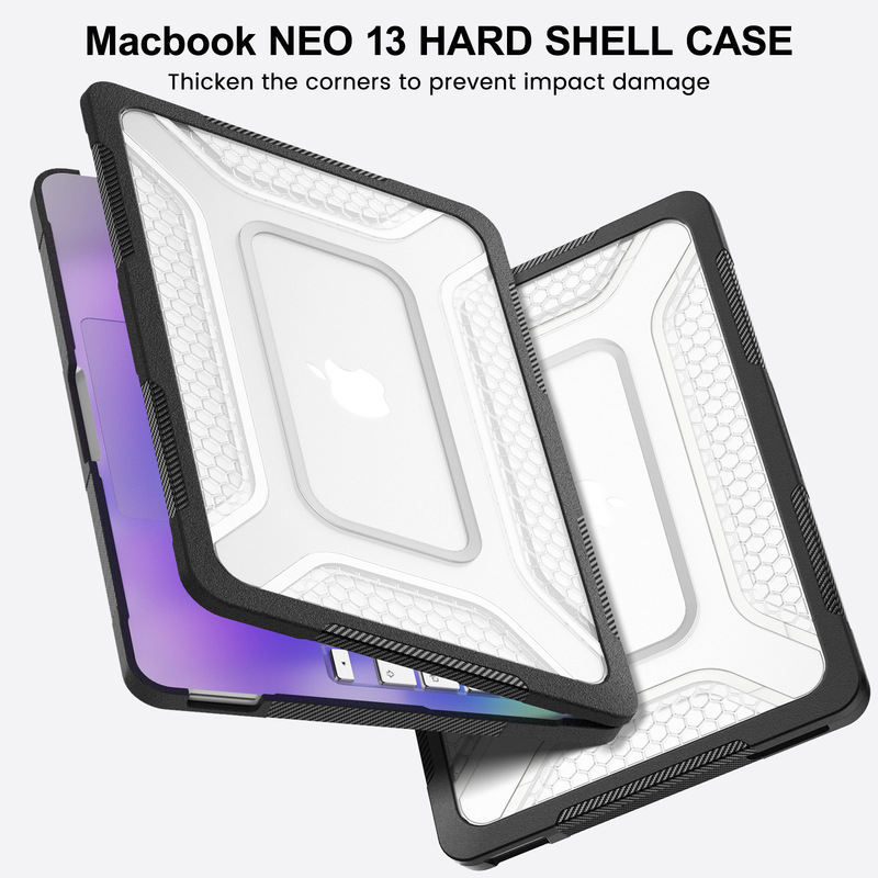 Mac Book Neo 13 Inch 2026 (A3404 Scratch-Resistant Laptop Case Metal Stand Mac Book Neo 13 Inch 2026 (A3404 Scratch-Resistant Laptop Case Metal Stand