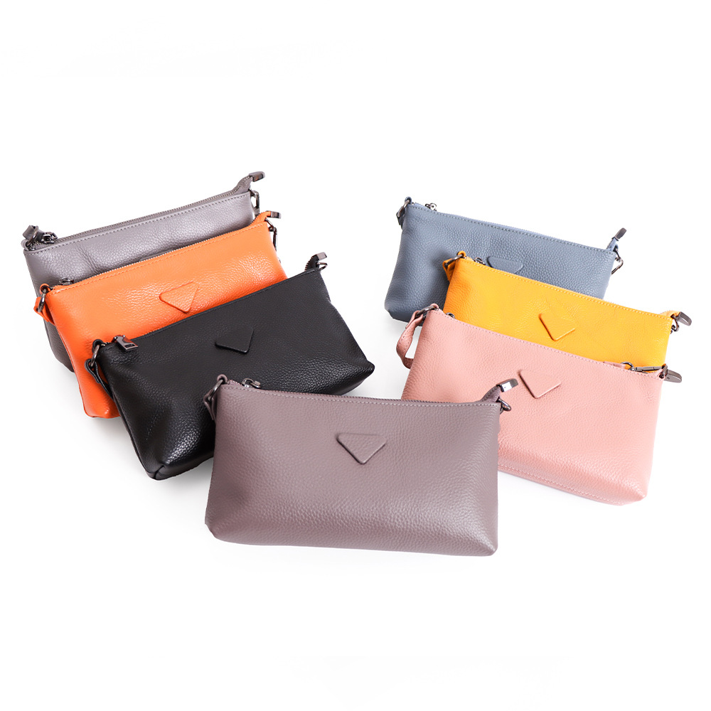 Fashion Large Capacity Small Square Bag For Women 2025 New Genuine Leather Simple Shoulder Crossbody Bag Versatile Handbag For Commuting