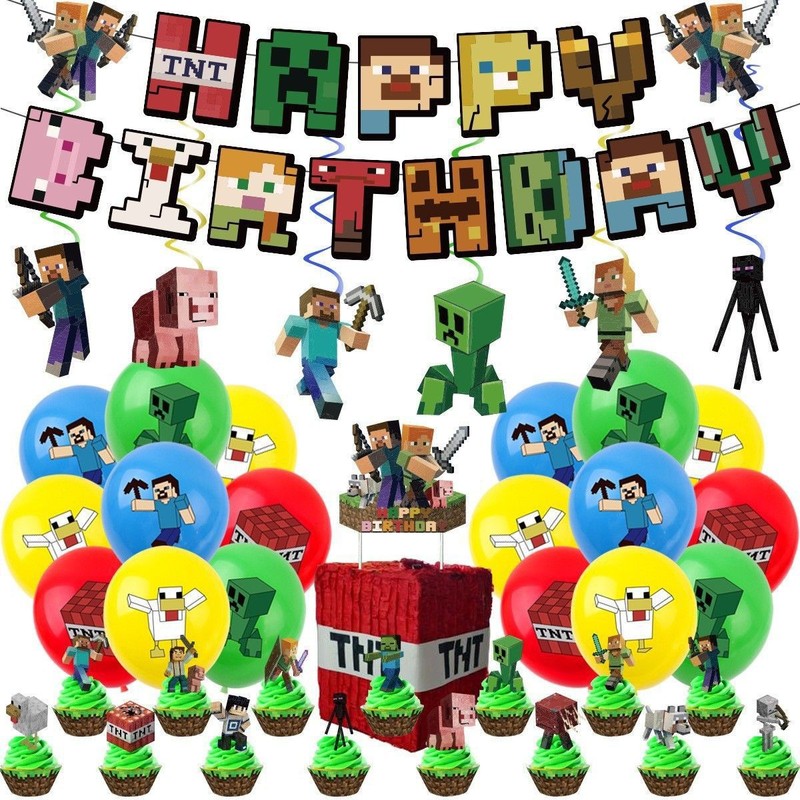 草莓主题生日快乐派对装饰套装生日拉旗蛋糕插旗螺旋派对用品装饰|undefined