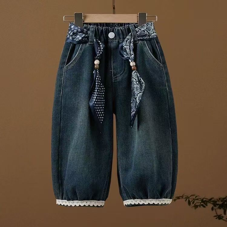 Girls' Jeans Spring and Autumn 2026 New Style Children's Wide-Leg Pants Straight Pants Stylish Spring and Autumn Jeans for Girls Girls' Jeans Spring and Autumn 2026 New Style Children's Wide-Leg Pants Straight Pants Stylish Spring and Autumn Jeans for Girls