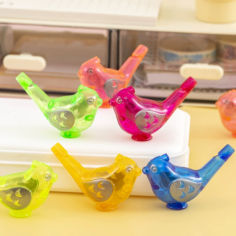 Cartoon Bird Whistle Hairpins for Kids - Colorful Plastic Toy, Props, Birthday Gift by Zizhu