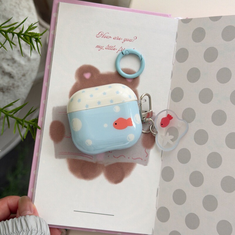 Bubble Koi Star Suitable for Airpods4 Earphone Case Pro3 New Airpodspro2 Protective Case 3Rd Generation