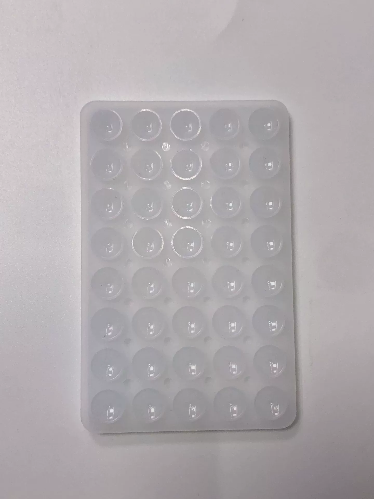 Silicone double-sided phone suction cup set, 40 pcs, multi-color phone holder
