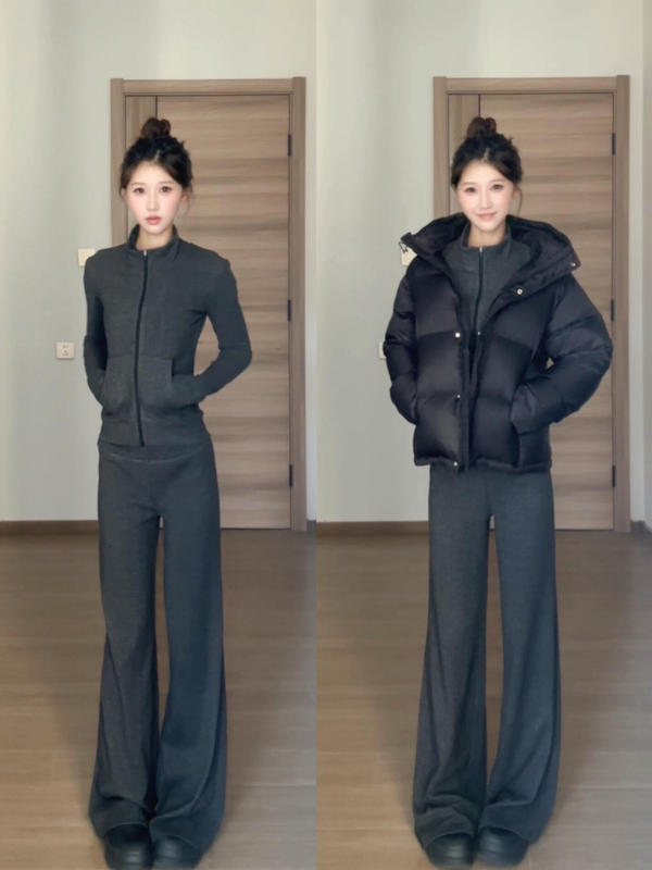 修身秋季套装女款早秋韩系穿搭卫衣内搭秋装搭配一整套辣妹小个子|undefined