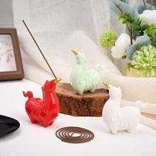创意陶瓷摆件马上有钱香薰炉可爱马年香插礼品家用室内线香座香道
