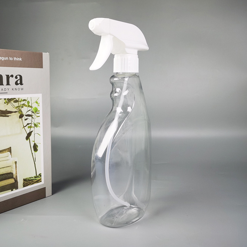 Spot al por mayor 500ml PET botella de aerosol transparente botella de aerosol desinfectante botella de pulverización
