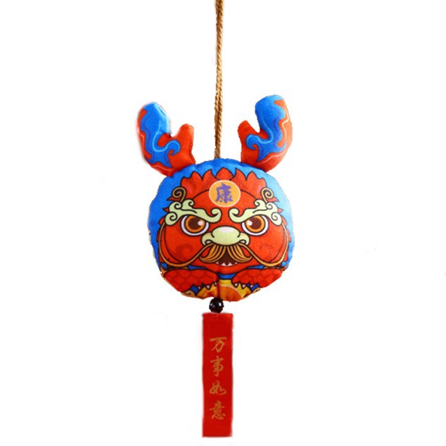 2024 Año Nuevo Año del Dragón ajenjo bolsita colgante Festival de Primavera regalo los niños seguro coche adornos