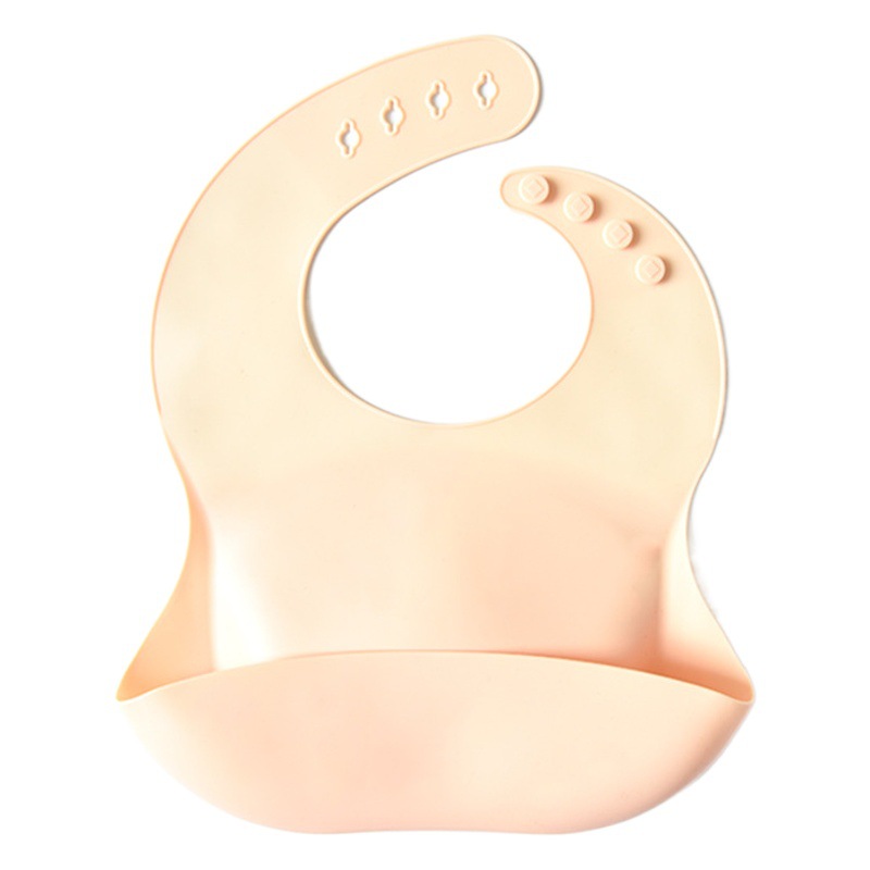 Babero de silicona bebé comiendo babero tridimensional impermeable súper suave babero de comida niños babero grande