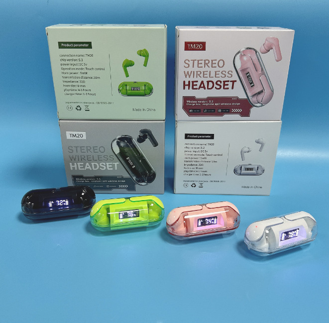 Modelo privado explosivo transfronterizo YD03 M90 F9-5C M25 E7S Pantalla digital táctil TWS 5.4 Auriculares Bluetooth F9