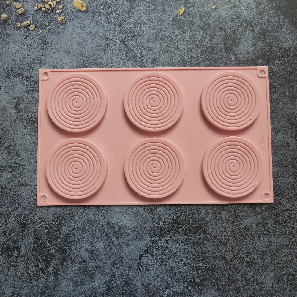 6 mosquitos 272 chocolate molde de silicona pudín molde de postre decoración de pastel de cocina para hornear