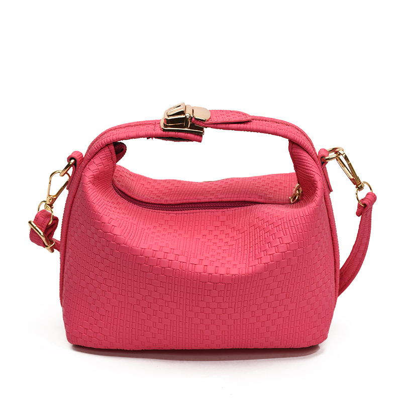 Bolsa de mano a rayas de moda coreana para mujeres otoño / invierno 2024 nuevo estilo simple bolso de hombro personalizado gran capacidad mochila