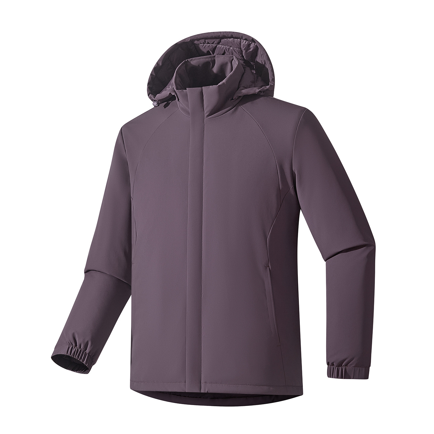 New winter outdoor sports cotton jacket for men and women with detachable hood, windproof, rainproof, warm and cold-resistant