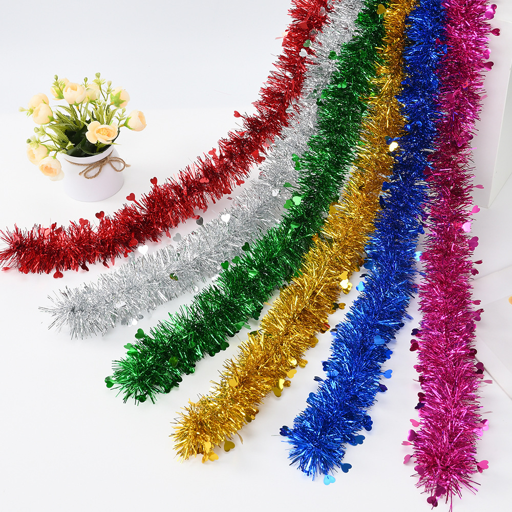 Navidad transfronteriza Año Nuevo vestido de 7cm amor cifrado tira de color dibujo de flores fiesta de eventos de diseño accesorios de banda de cabeza