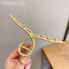 Hairgrip from pearl, big crab pin, shark, hair accessory, hairpins, internet celebrity, new collection, wholesale