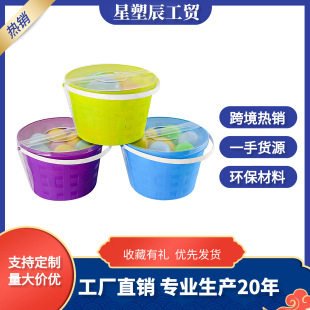 Easter children's portable bucket holiday party egg bucket Easter egg storage bucket