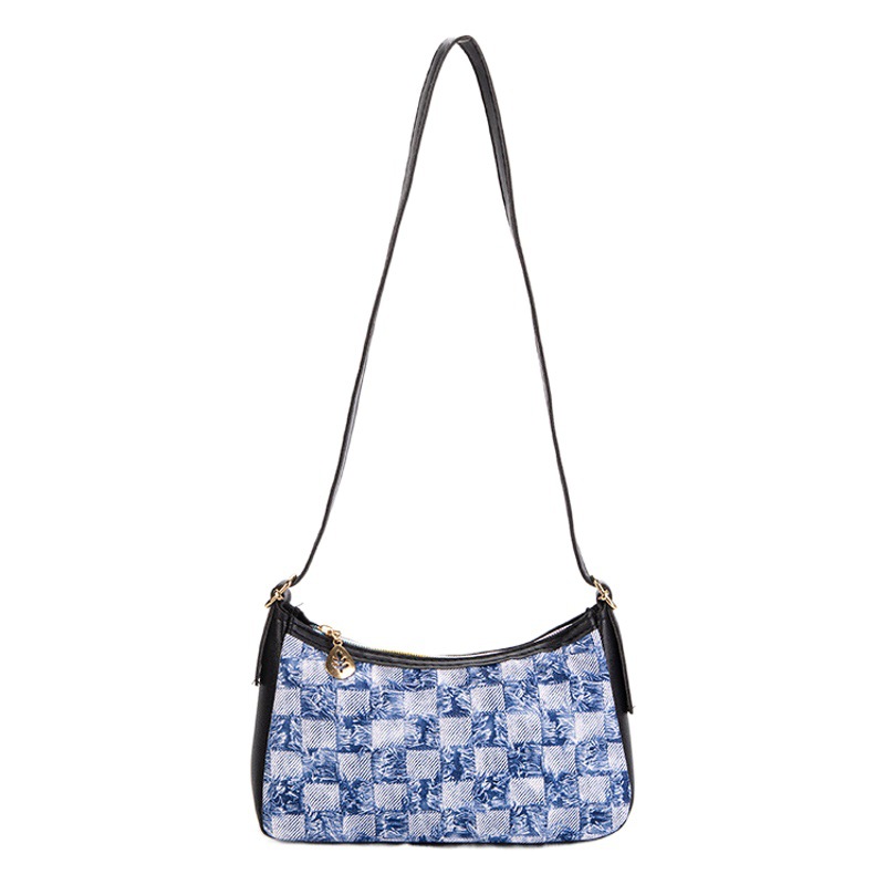 Bolsa de mezclilla azul para mujer 2023 bolsas bolsa de axilas del todo fósforo de las mujeres bolsa de hombro al por mayor bolsa de hombro de estilo coreano Bolsa De mujer