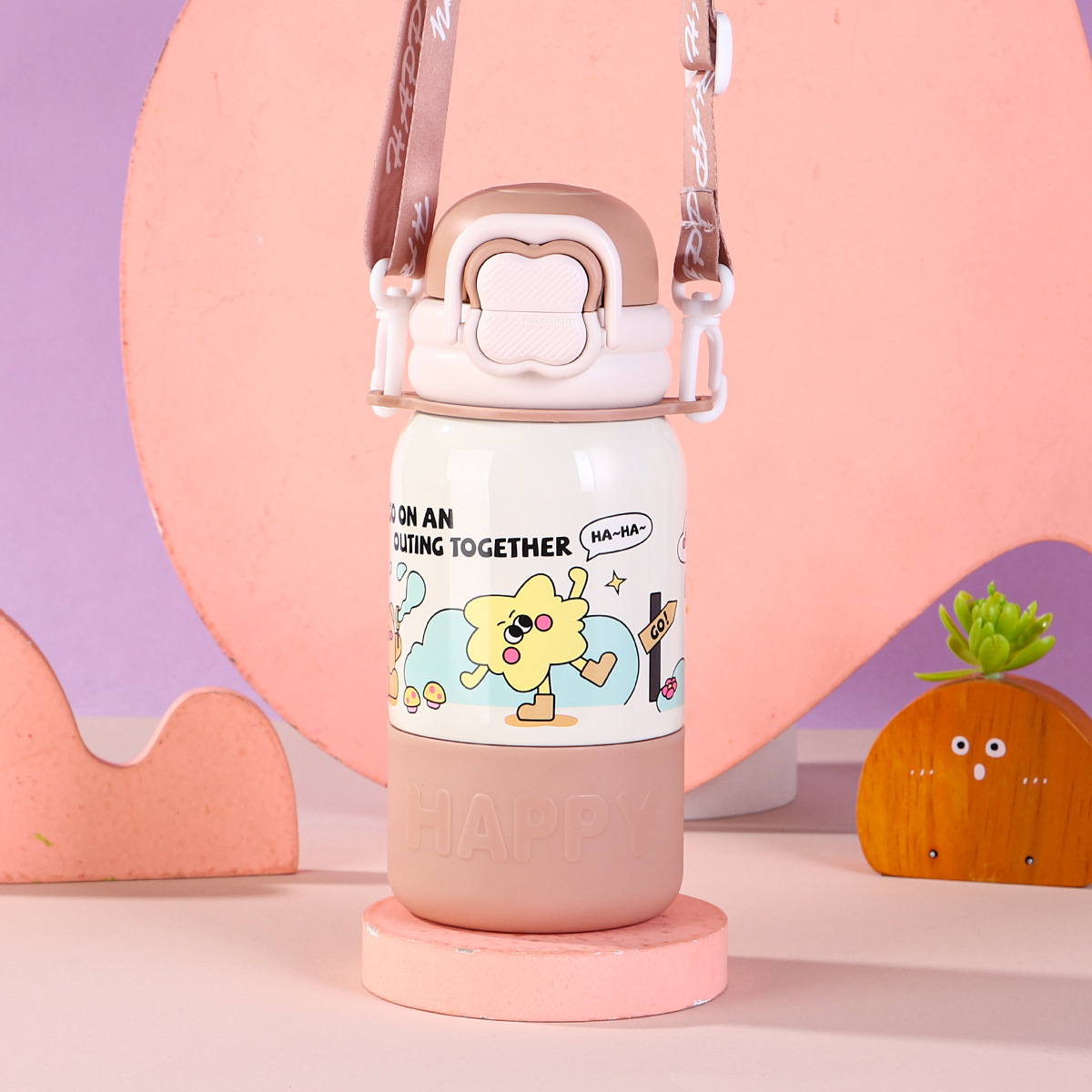 Gourde isotherme en acier inoxydable pour enfant_voghion.com