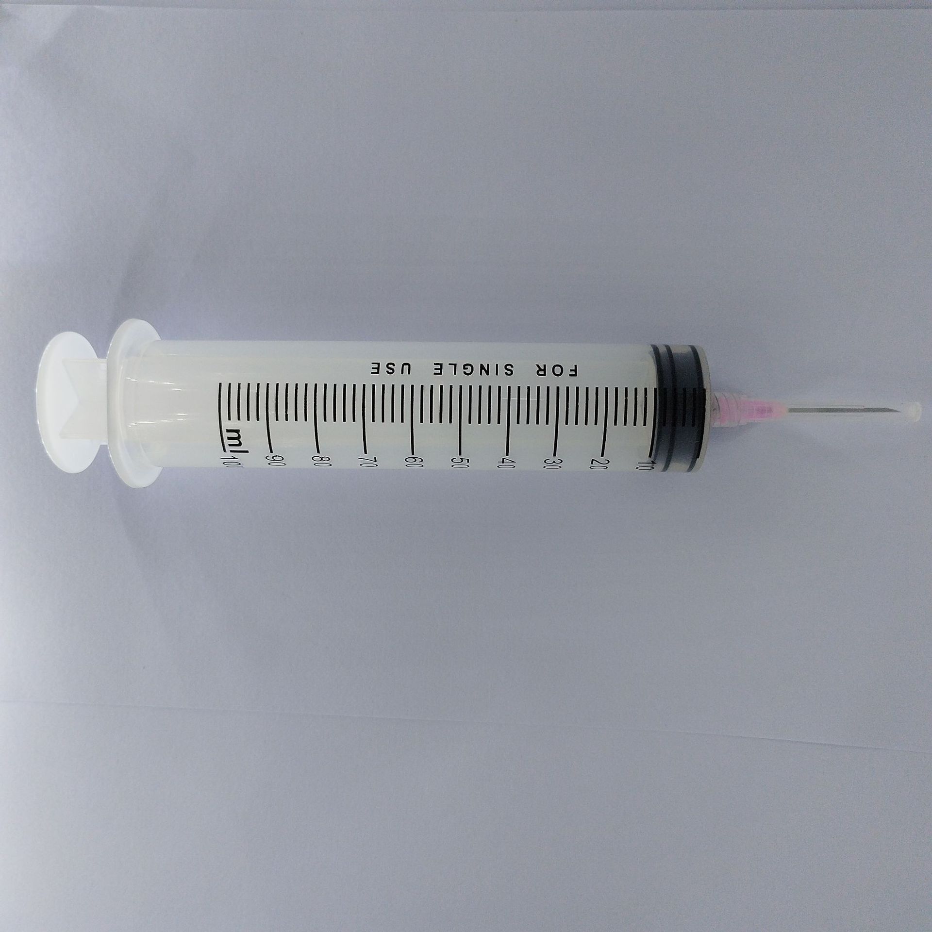 Comercio exterior al por mayor 1-500ml jeringa de plástico desechable boca recta con aguja jeringa animal