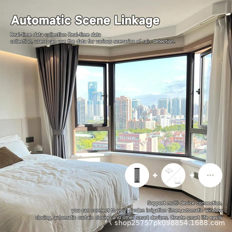 Tuya WiFi/ZigBee 雨検出センシング リアルタイムデータ収集 降雨検出 携帯電話リモート検出|undefined