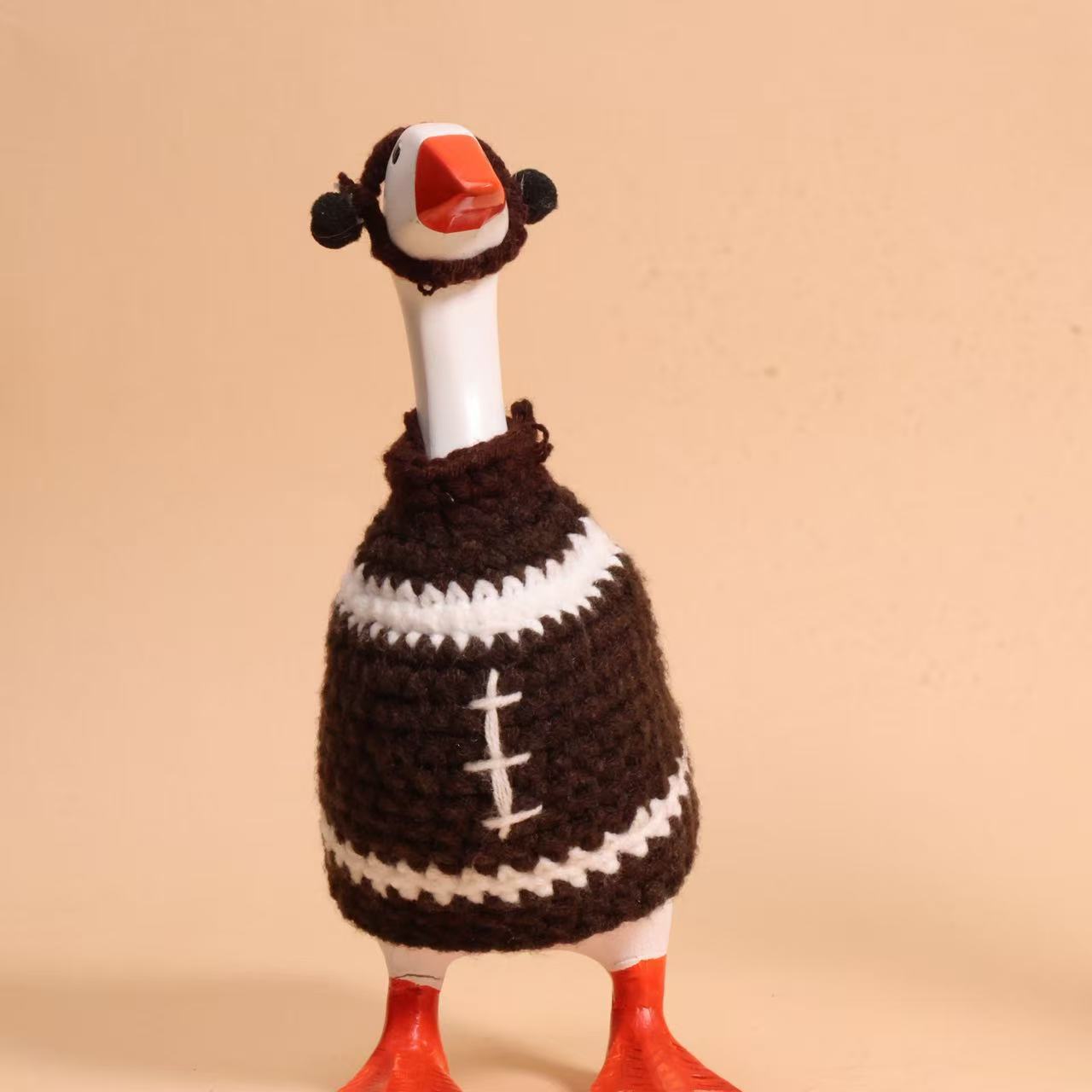 Gorro de hámster de Amazon, accesorio para mascotas, rama de flores, lindo set de ganso, gorro pequeño tejido a mano para fotos