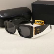 小香风墨镜1092新款方形太阳镜高级感板材圆脸显瘦黑色小红书同款