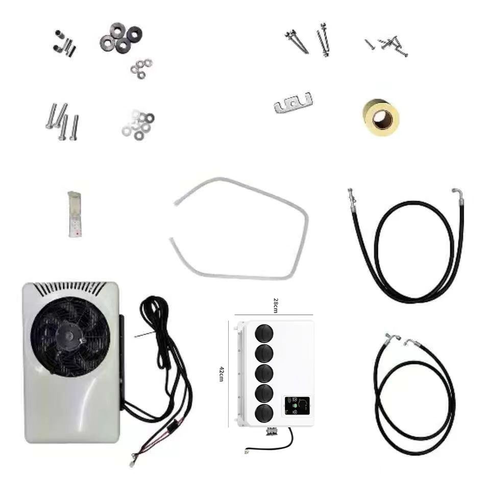 New Model Backpack 24V12V Vehicle-Mounted Parking Cooling Air Conditioner for Trucks, Rvs, Forklifts, and Construction Vehicles