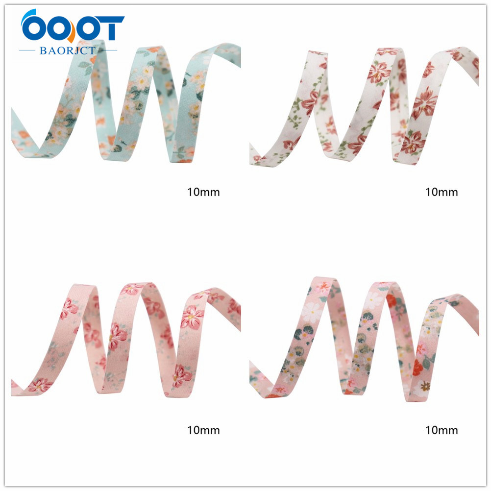 1 Piece 100% Polyester Ribbed Band Ribbon Daily Cute Floral display picture 15
