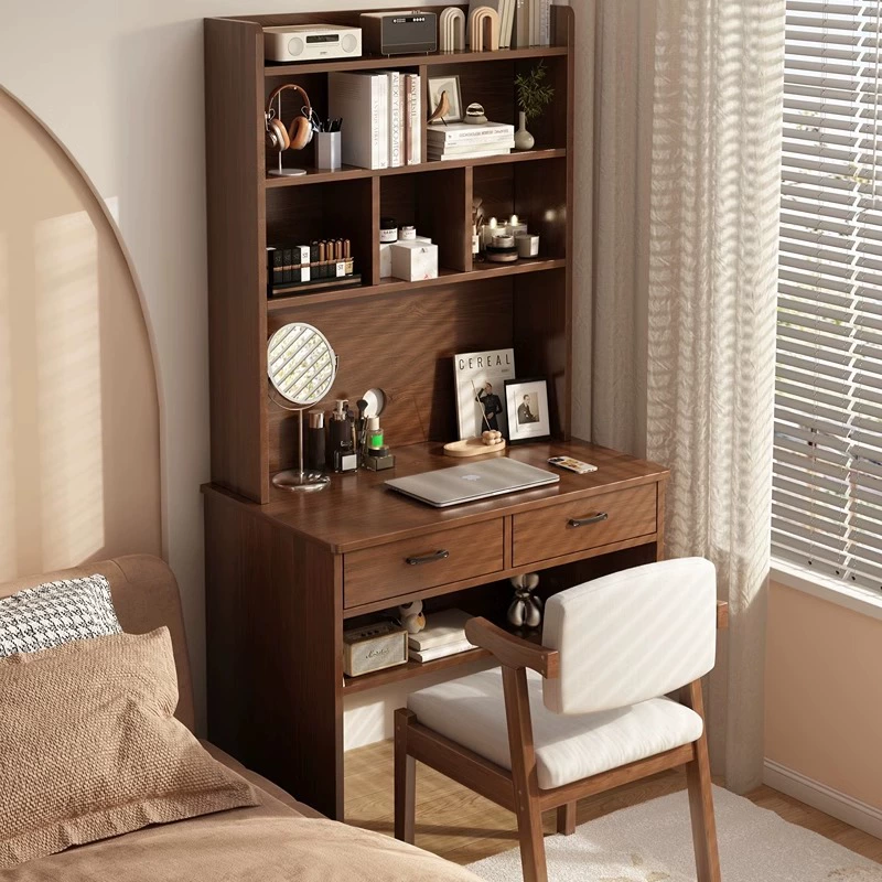 Небольшой письменный стол Книжная полка одна спальня Домашний взрослый простой компьютерный стол Студент учится письменный стол