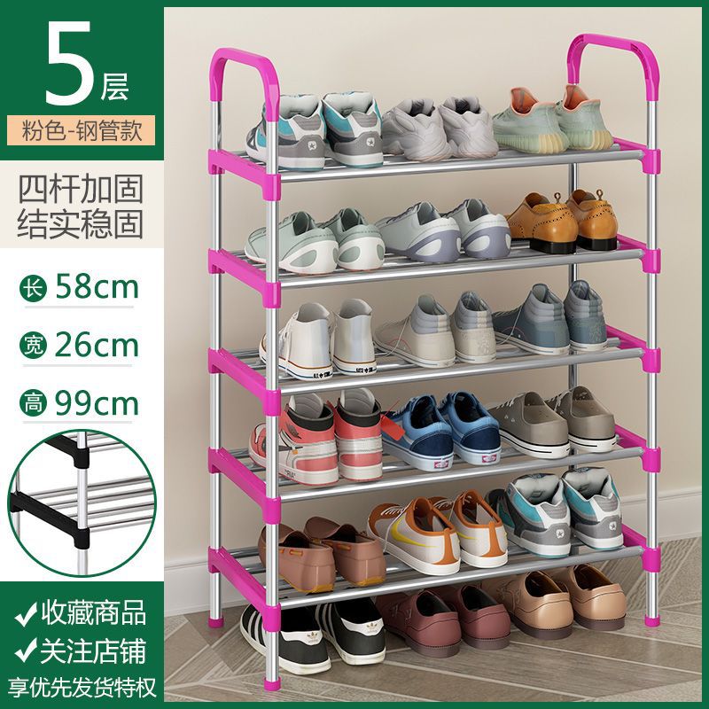 Estante de zapatos simple resistente al polvo de alquiler de estudiantes 12 porta de almacenamiento doméstico estante de puerta 33