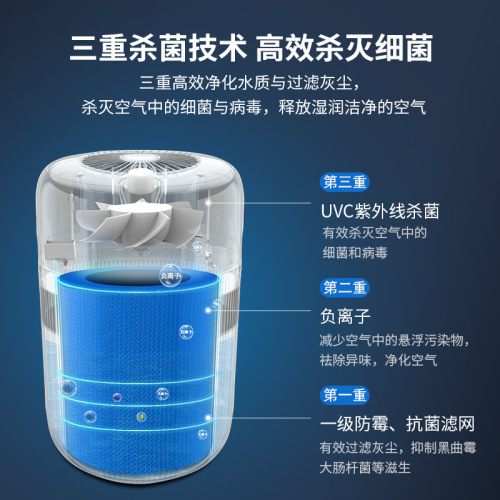 Cross-border dropshipping Noxuek mist-free desktop air humidifier wholesale household 4L large capacity evaporative humidifier