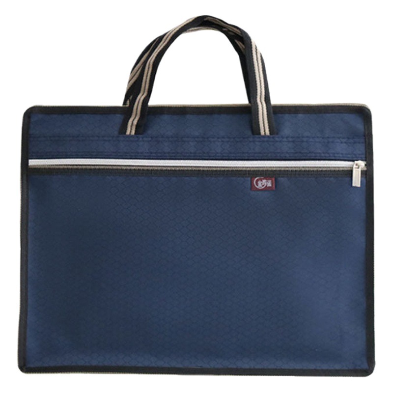 Jinzhengnuo Manufacturer Produces-1 Satchel Waterproof Briefcase, Widened Document Bag, Briefcase, Tutoring Bag, Printable