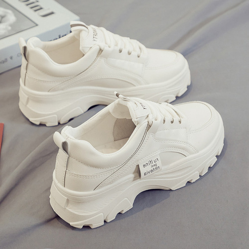 Dad's shoes women's sports and casual white shoes 2024 spring and autumn new style ins trendy internet celebrity super hot and breathable