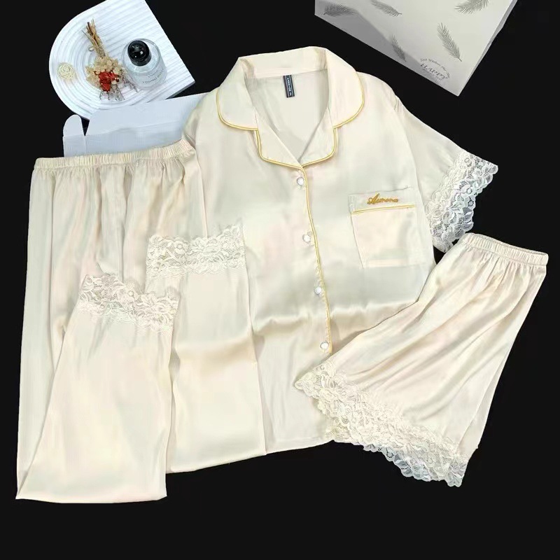 [가슴패드 포함 3종세트] 샴페인 글자 자수