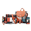 Fashionable set, small bag, backpack, one-shoulder bag, 2023 collection, western style, 4 piece set, wholesale