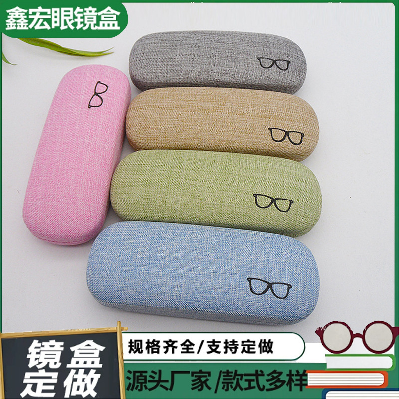 New Custom-Made Korean Myopia Glasses Case with a High-End Feel, Made of Linen, for Male and Female Students, Simple and Creative Sunglasses Case New Custom-Made Korean Myopia Glasses Case with a High-End Feel, Made of Linen, for Male and Female Students, Simple and Creative Sunglasses Case
