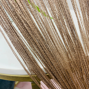 1*2 Custom Multi-Color Decorative Straight Line Curtain Wedding Encryption Door Curtain Tassel Hanging Curtain Finished Curtain Entrance Partition Curtain