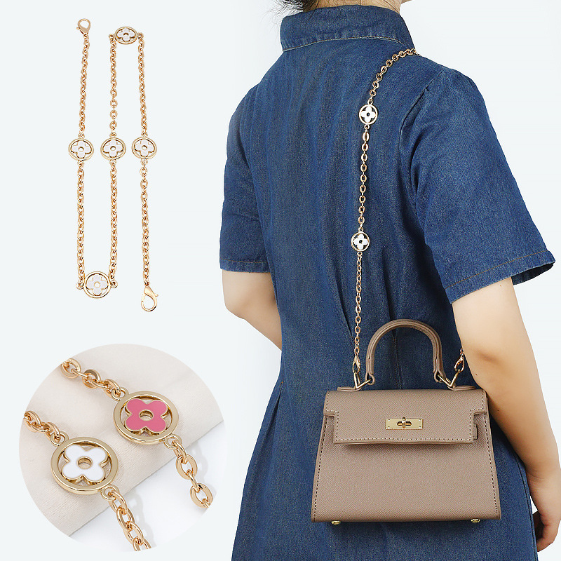 lv presbyopic three-in-one mahjong coin purse four-leaf clover decoration underarm bag belt accessories transformation replacement shoulder strap chain lv presbyopic three-in-one mahjong coin purse four-leaf clover decoration underarm bag belt accessories transformation replacement shoulder strap chain