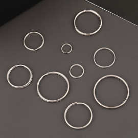 厂家直供金属电镀钥匙光圈单圈 保色钥匙圈钥匙扣 挂件配件批发