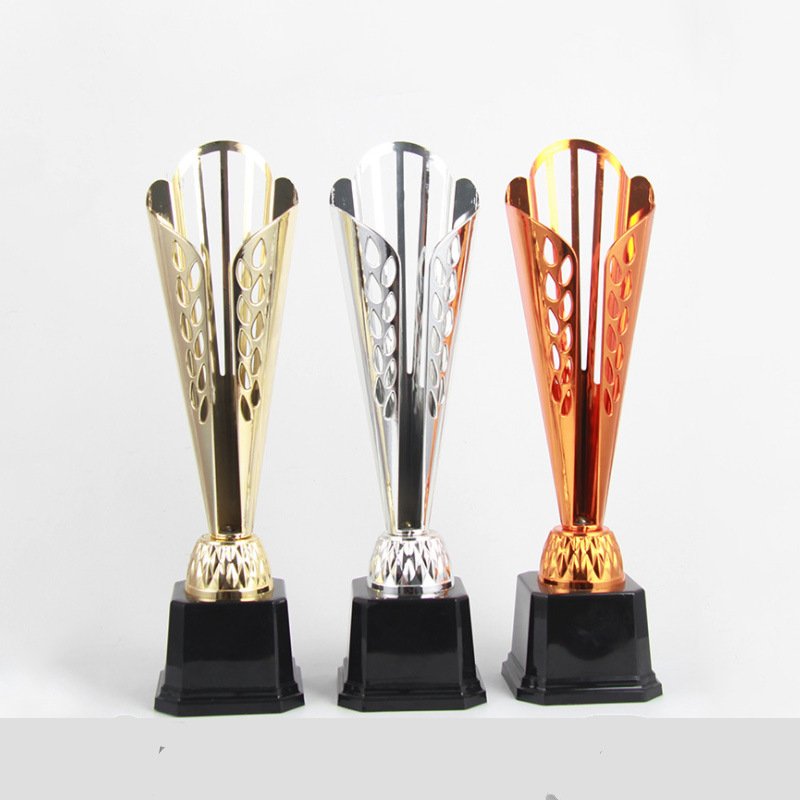 Fábrica de demostración nuevo trofeo hueco universal estudiante Premio DE LA EMPRESA Premio trofeo logotipo personalizado gratis
