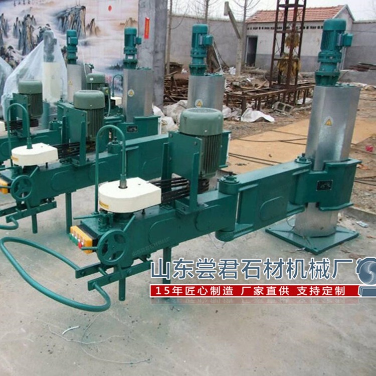 供应SM-2418石材磨光机升降式 压力杆连轴树脂磨机 现货