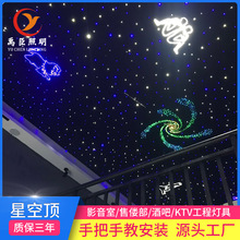 星空顶小射灯满天星模块吊顶家庭影院影音室理发店KTV光纤可调光