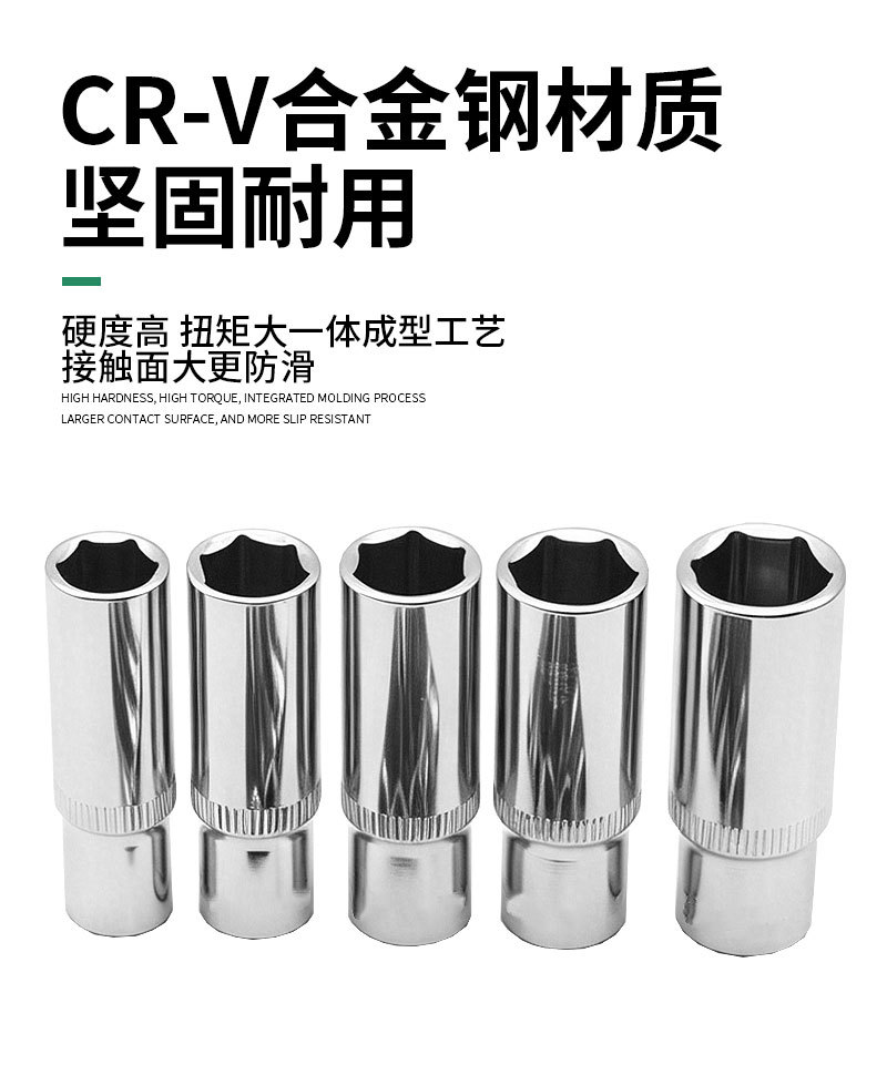 Large Socket Wrench Set, Ratchet Wrench, Medium Socket Wrench, Electric Wrench, Small Socket Wrench Set for Car Repair