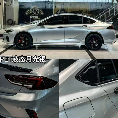 Auto Color Change Film: Liquid Series Color Change Film - pet-liquid-metal-moonlight-silver-152m-x-165m