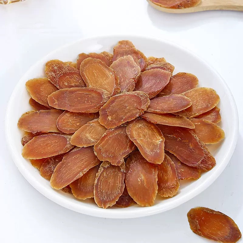 Red Ginseng Slices Hong Shen 10g Pack Dried Panax Ginseng Root for Tea and Decoction overview