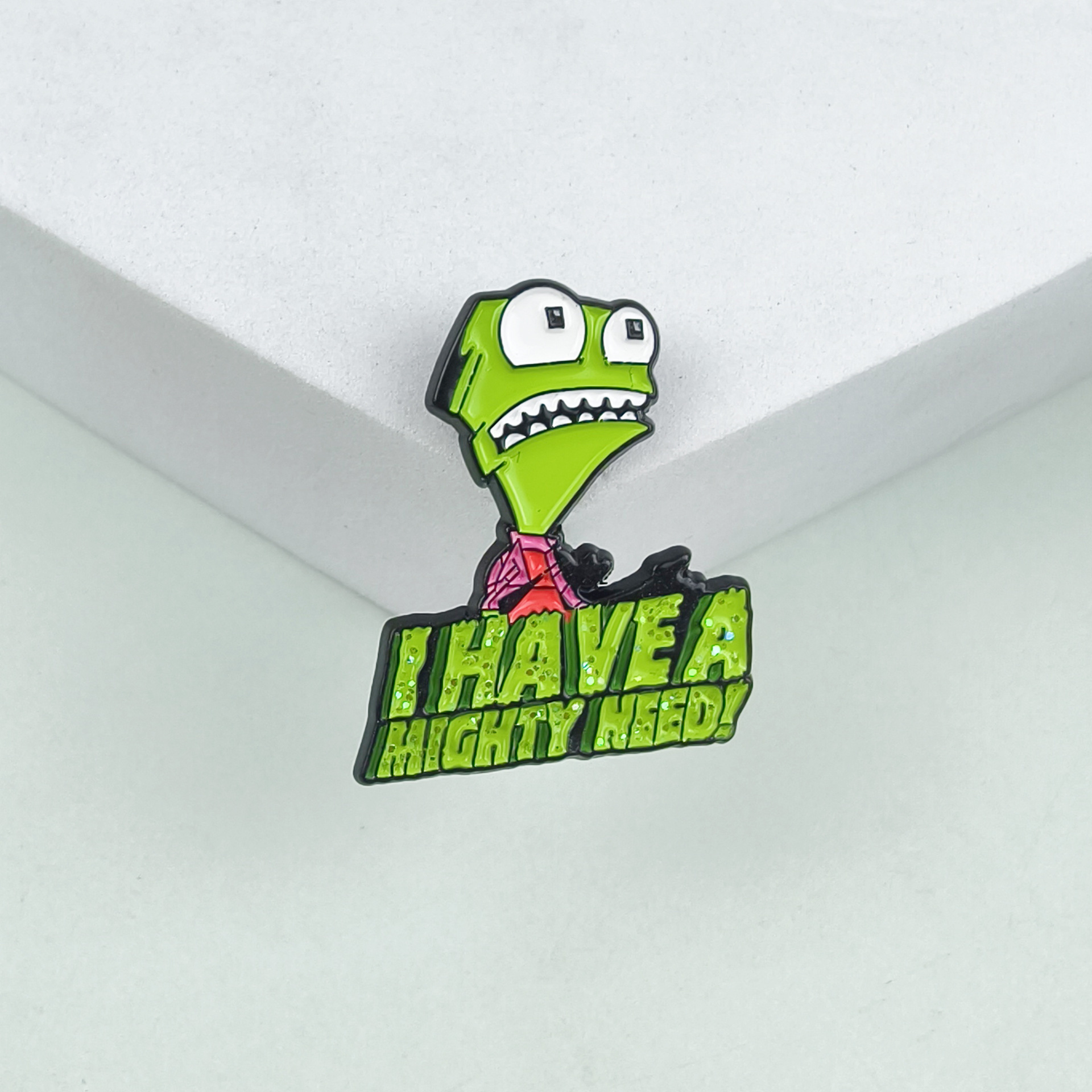 Broche de la serie de zombies de dibujos animados, estilo divertido, accesorios para niños, insignias, ropa linda, top, medalla de alfiler